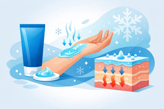 Why a Fast Absorbing Cooling Gel Works